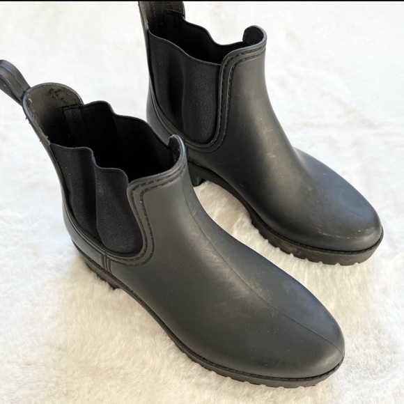 JEFFREY CAMPBELL Cloudy Waterproof Chelsea Rain Boot Size 8 Y2K 90s Grunge - Picture 8 of 8
